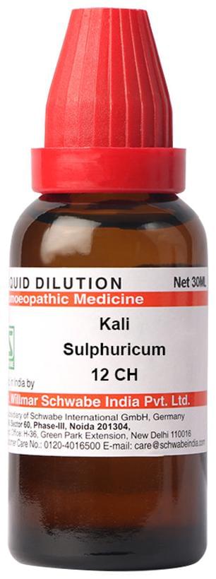 Dr Willmar Schwabe India Kali Sulphuricum Dilution 12 CH